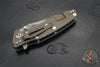 Hinderer Eklipse 3.5" Spearpoint Blade- Battle Bronze Finished Titanium and Translucent G-10- Working Finish S45VN Steel Blade