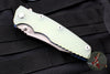 Hinderer Eklipse 3.5" Tanto Translucent Green G-10 Battle Blue Handle Working Finish Blade Tri-Way Pivot System