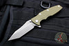 Hinderer Eklipse 3.5" Tanto OD Green G-10 Battle Bronze Handle Working Finish Blade Tri-Way Pivot System