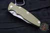 Hinderer Eklipse 3.5" Tanto OD Green G-10 Battle Bronze Handle Working Finish Blade Tri-Way Pivot System