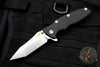 Hinderer Eklipse 3.5" Tanto Black G-10 Stonewash Blue Handle Stonewash Finished Blade Tri-Way Pivot System