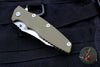 Hinderer Eklipse 3.5" Tanto OD Green G-10 Stonewash Bronze Handle Stonewash Finished Blade Tri-Way Pivot System