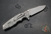 Hinderer Eklipse 3.5" Spearpoint Blade- Working Finish Titanium and OD Green G-10- Working Finish Blade