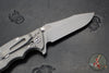 Hinderer Eklipse 3.5" Spearpoint Blade- Working Finish Titanium and OD Green G-10- Working Finish Blade