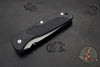 Hinderer Firetac Folding Knife- Spanto Edge- Battle Blue Handle And Working Finish Blade- Black G-10