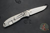 Hinderer Firetac Folding Knife- Spanto Edge- Stonewash Ti and Blade- Black G-10