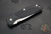 Hinderer Firetac Folding Knife- Spanto Edge- Stonewash Ti and Blade- Black G-10