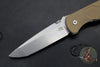 Hinderer Firetac Folding Knife- Spanto Edge- Stonewash Ti and Blade- Coyote G-10