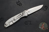 Hinderer Firetac Folding Knife- Spanto Edge- Stonewash Ti and Blade- Coyote G-10