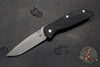 Hinderer Firetac Folding Knife- Spanto Edge- Working Finish Ti and Blade- Black G-10