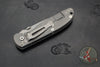 Hinderer Firetac Folding Knife- Spanto Edge- Working Finish Ti and Blade- Black G-10