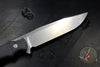 Hinderer Knives FieldTac Fixed Blade-Harpoon Spearpoint- Stonewash with Black Micarta Handles