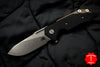 Hinderer Halftrack Black G-10/Stonewash Bronze Handle Stonewash Slicer Blade Gen 6 Tri-Way Pivot System