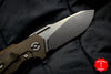 Hinderer Halftrack Black G-10/Stonewash Bronze Handle Stonewash Slicer Blade Gen 6 Tri-Way Pivot System