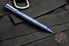 Hinderer Knives Investigator Pen - Titanium- Battle Blue