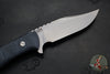The Ranch- Bowie- Stonewash Blade- Black Micarta Handle