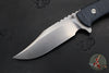 The Ranch- Bowie- Stonewash Blade- Black Micarta Handle