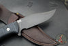 Hinderer Knives The Ranch- Bowie- Battle Black Blade- Black Micarta Handle