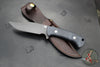 Hinderer Knives The Ranch- Bowie- Battle Black Blade- Black Micarta Handle