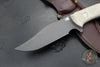 Hinderer Knives The Ranch- Bowie- Battle Black Blade- OD Green Micarta Handle