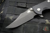 Hinderer XM-18 3.5" Bowie Battle Black DLC Handle with Black G-10 and Battle Black DLC Finished Blade Gen 6 Tri-Way Pivot System