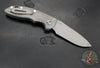 Hinderer XM-18 3.5"- AUTOMATIC- Spearpoint- Working Finish Titanium- Working Finish Blade