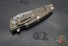 Hinderer Eklipse 3.5"- Spearpoint Blade- Battle Bronze Finished Titanium and Red G-10- Working Finish S45VN Steel Blade