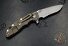 Hinderer XM-18 3.5" Recurve Edge Red G-10 Battle Bronze Finished Ti and Blade Gen 6 Tri-Way Pivot System