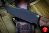 Hinderer Knives The Ranch Bowie Fixed Parkerized Black Blade Natural Walnut Handle