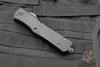 Marfione Custom Combat Troodon- Double Edge- Black Hefted Aluminum- Hot Blued Vegas Forge Sharktooth Pattern Vegas Forge Damascus Blade- DLC Ringed HW SN02!