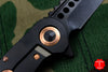 Marfione Custom Warhound Folder Apocalyptic DLC Blade Bark Textured Copper Body and HW 391-MCK BARKCUDLC