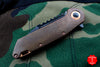 Marfione Custom Warhound Folder Apocalyptic DLC Blade Bark Textured Copper Body and HW 391-MCK BARKCUDLC