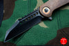 Marfione Custom Warhound Folder Apocalyptic DLC Blade Bark Textured Copper Body and HW 391-MCK BARKCUDLC