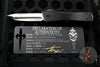 Marfione Custom Combat Troodon Tanto Edge Star Grind OTF Two-Tone Stonewash Blade Blue Ringed HW 342-MCK TESG TTSWBL