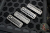 Marfione Custom Mini Halo III Set of Two Knives -Tanto Mirror Polish and Vegas Forge Damascus SN 22