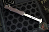 Marfione Custom Halo IV Single Edge Mirror Polished Blade, Flamed Clip and Blued Titanium Hardware 97-MCK