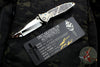 Marfione Custom Socom Elite Titanium with Muonionalusta Meteorite Inlay Mirror Polished Tanto Edge Star Grind Flamed Backspacer