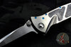 Marfione Custom Socom Elite Titanium with Muonionalusta Meteorite Inlay Mirror Polished Tanto Edge Star Grind Flamed Backspacer