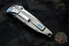 Marfione Custom Socom Elite Titanium with Muonionalusta Meteorite Inlay Mirror Polished Tanto Edge Star Grind Flamed Backspacer