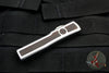 Marfione Custom UTX-70 OTF Knife- Double Edge- Stainless Steel Chassis- Ironwood Inlays- Mirror Polish Blade With  Ironwood Inlay- Bronze HW 347-MCK SSDE HPIRON