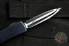 Marfione Custom UTX-70 Double Edge Abalone Inlaid Mirror Polish Blade with Blue HW 347-MCK DEAB HPBL