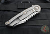 Marfione Custom Warhound Folder- Apocalyptic Finished Titanium Handle- Two-Tone Apocalyptic Finished Blade- Bronze Hardware 391-MCK APOCBR