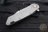 Marfione Custom Warhound Folder- Apocalyptic Finished Titanium Handle- Two-Tone Apocalyptic Finished Blade- Bronze Hardware 391-MCK APOCBR