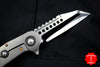 Marfione Custom Warhound Folder Copper Top Handle LSCF Inlay Mirror Blade Copper Hardware 391-MCK HP CULSCF