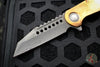 Marfione Custom Warhound Folder Damascus Blade Eggshell Copper Body Damascus and Copper HW 391-MCK CUDAMMY