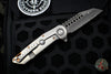 Marfione Custom Warhound Folder Damascus Blade Eggshell Copper Body Damascus and Copper HW 391-MCK CUDAMMY