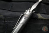 Microtech Punisher Skull Logo Siphon II Bead Blast Stainless Steel 401-SS-BBSS