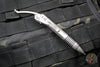 Microtech Punisher Skull Logo Siphon II Bead Blast Stainless Steel 401-SS-BBSS