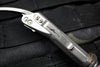 Microtech Punisher Skull Logo Siphon II Bead Blast Stainless Steel 401-SS-BBSS