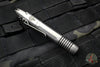 Microtech Punisher Skull Logo Siphon II Bead Blast Stainless Steel 401-SS-BBSS